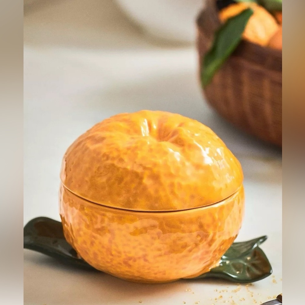 Anthropologie NWT Valencia Stoneware Canister